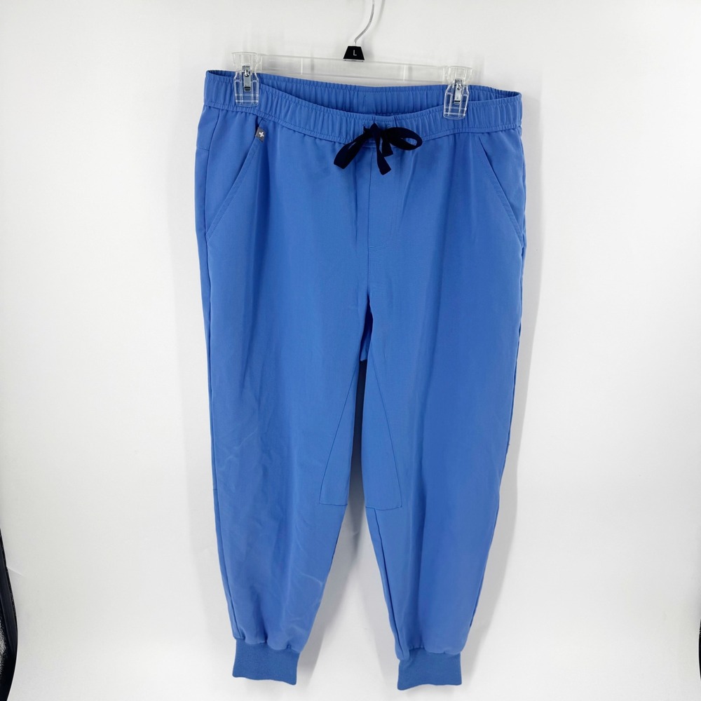 FIGS Zamora Jogger Scrub Pants Womens Blue‎ FIONx Yoga Waistband XXS W2004S